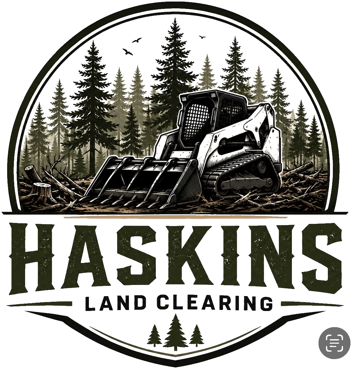 Haskins Land Clearing logo